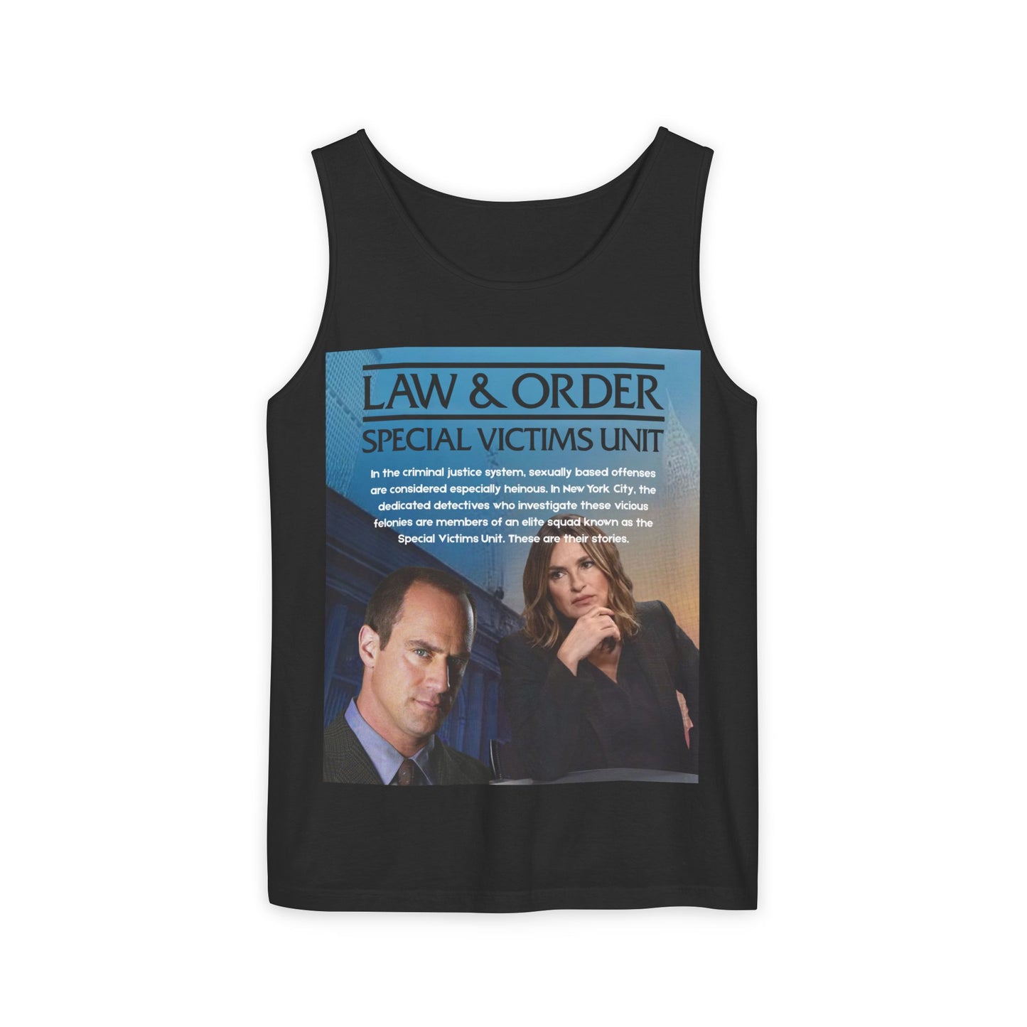 Law & Order: SVU Tank Top | Detectives Stabler, Detective Benson