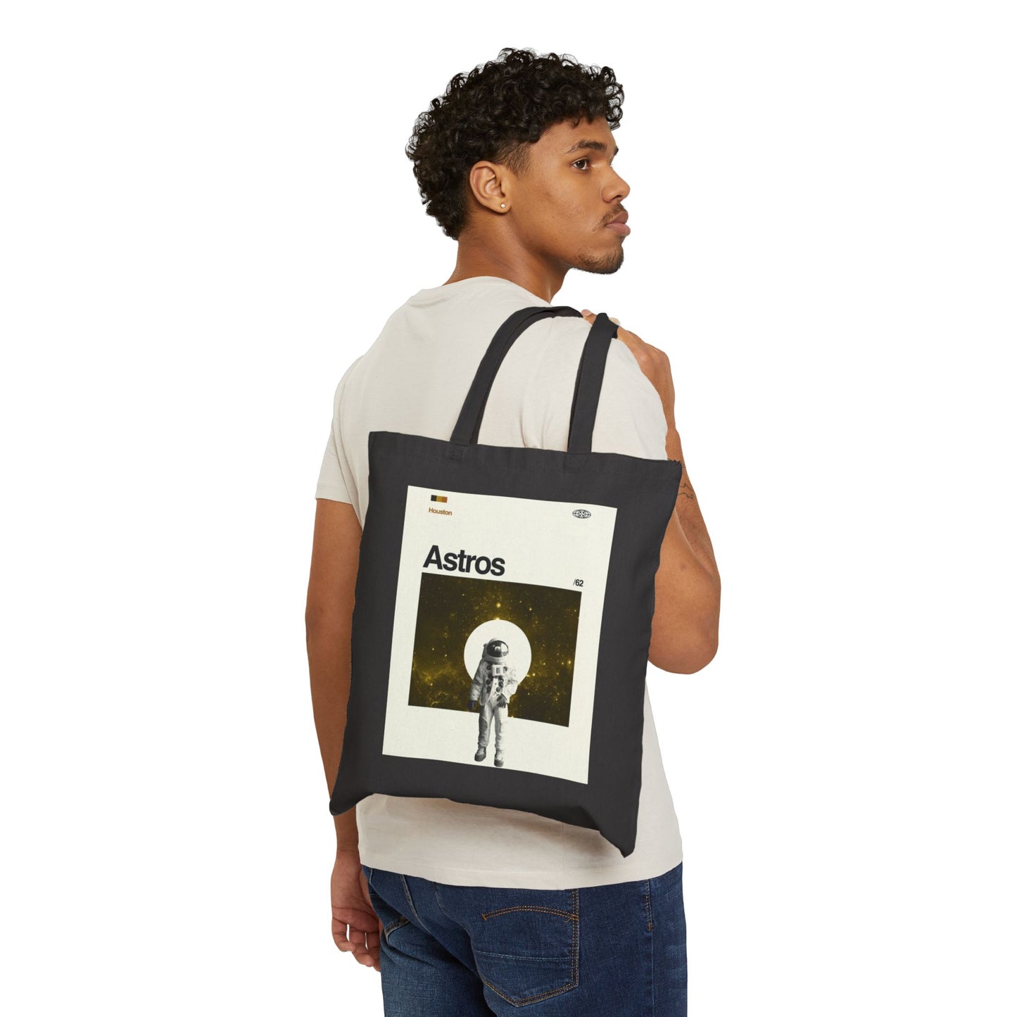 Houston Astros Tote Bag l Retro Astronaut Design | Space Baseball Fan Gift | NASA x Astros Style