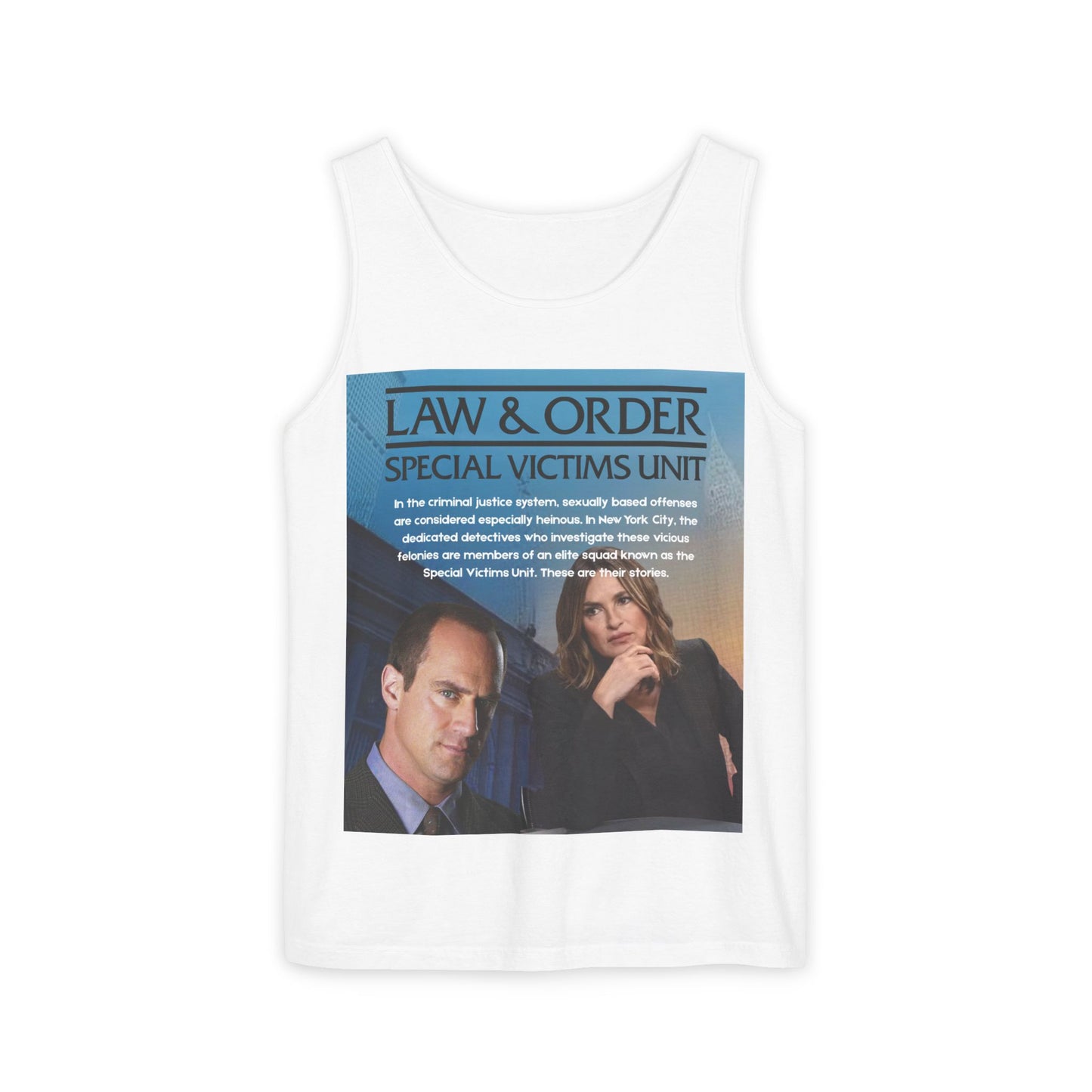 Law & Order: SVU Tank Top | Detectives Stabler, Detective Benson