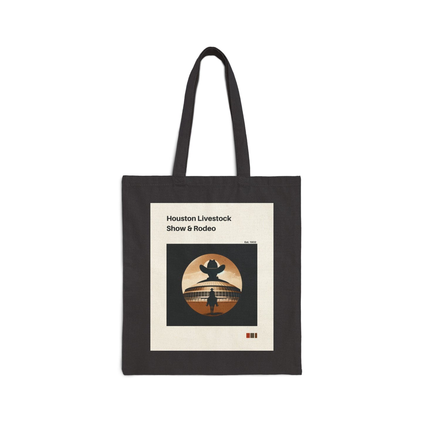 Houston Rodeo Tote Bag l Vintage Western Style with Astrodome | Eco-Friendly Houston Livestock Show Bag