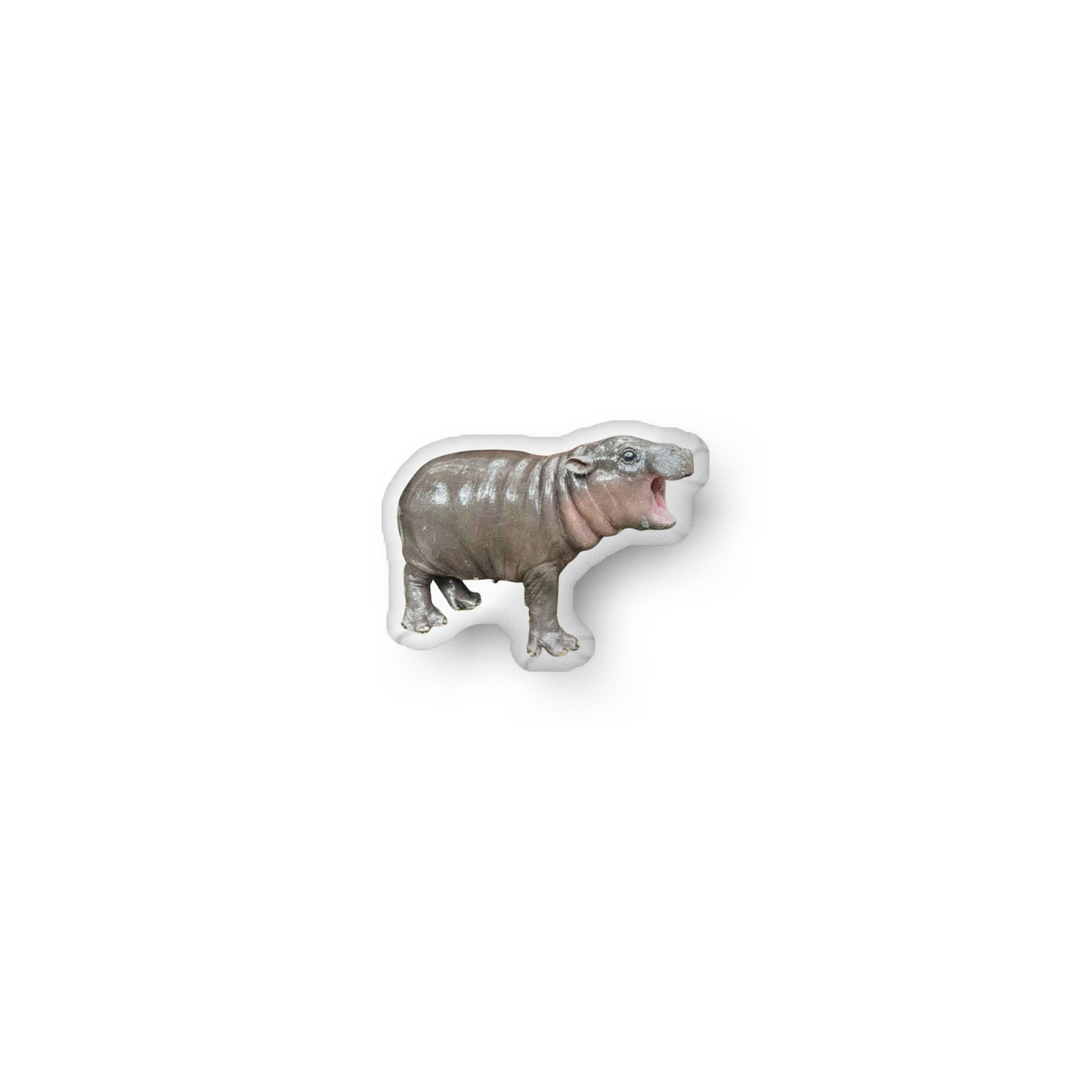 Moo Deng - Adorable Baby Hippo Plush Pillow