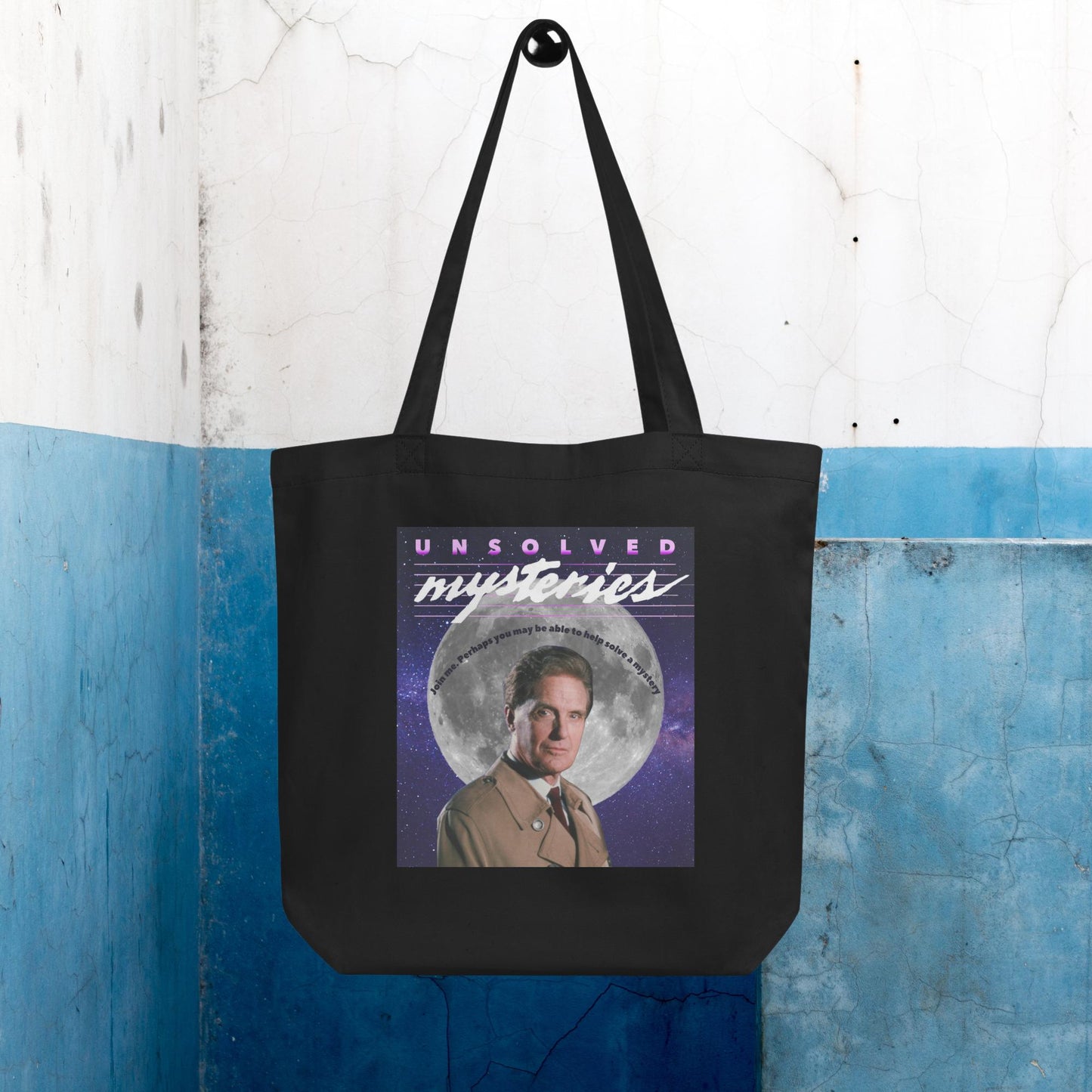 Unsolved Mysteries Tote Bag - Vintage Style, Organic Cotton, Perfect for Fans!