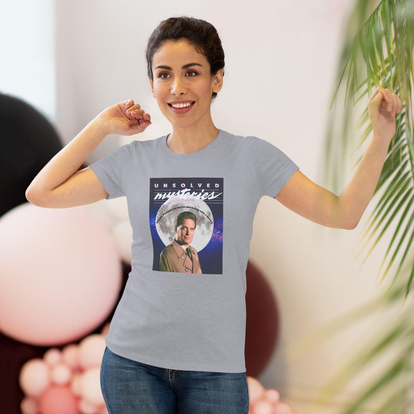 Unsolved Mysteries Women's Triblend Tee, Vintage TV Show Tee, Retro Graphic T-Shirt, Mystery Lover Gift, Casual Wear, Fan Apparel