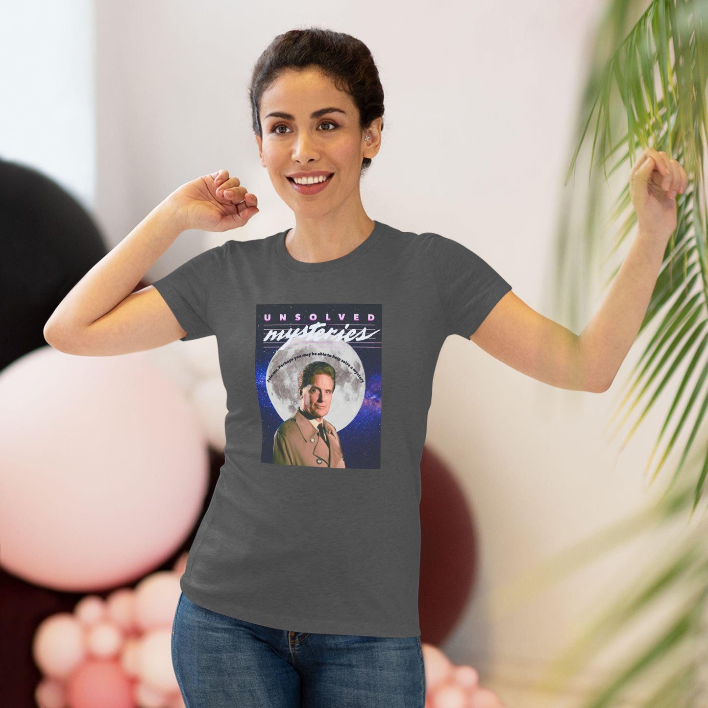 Unsolved Mysteries Women's Triblend Tee, Vintage TV Show Tee, Retro Graphic T-Shirt, Mystery Lover Gift, Casual Wear, Fan Apparel