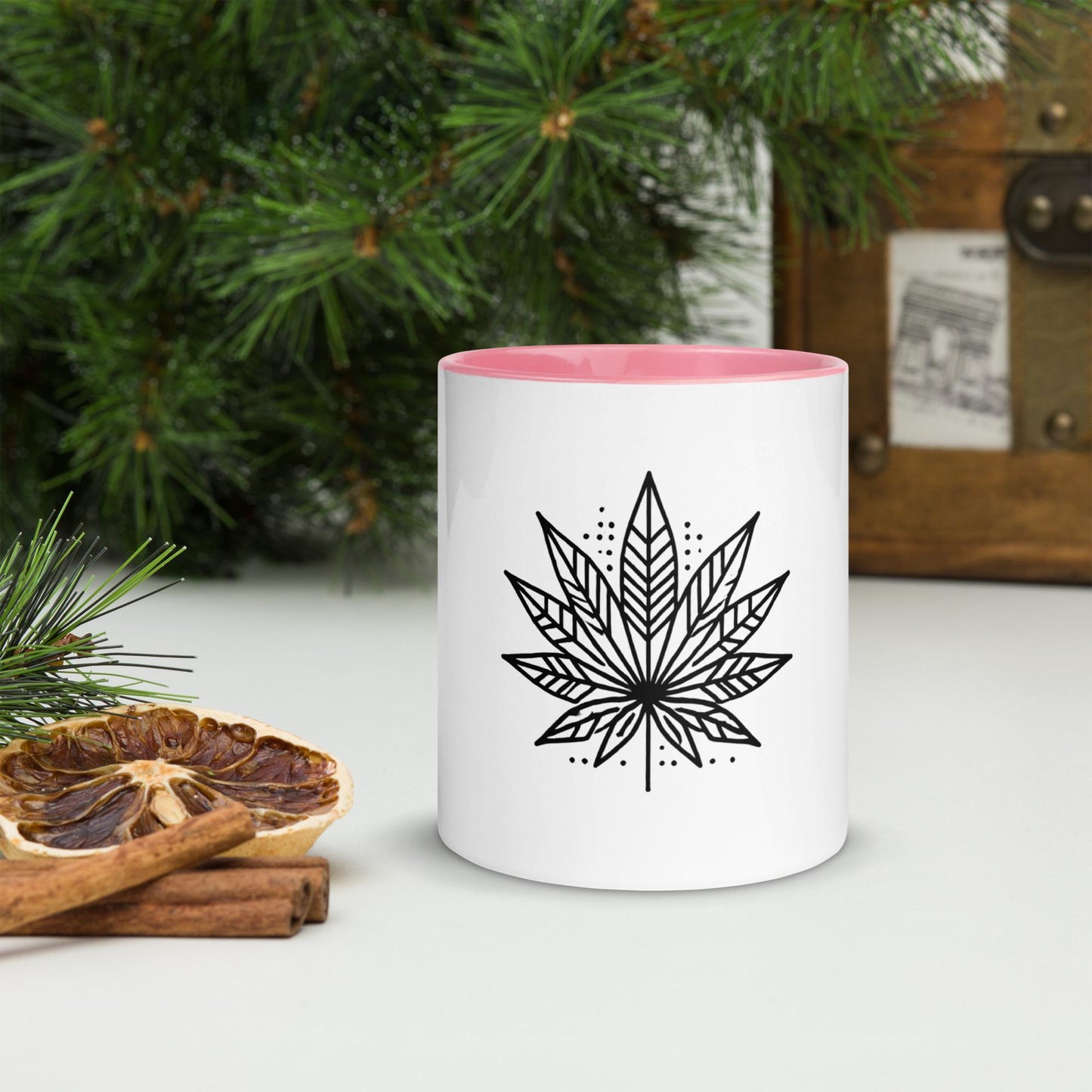Modern Marijuana Leaf Mug – Multiple Colors Available