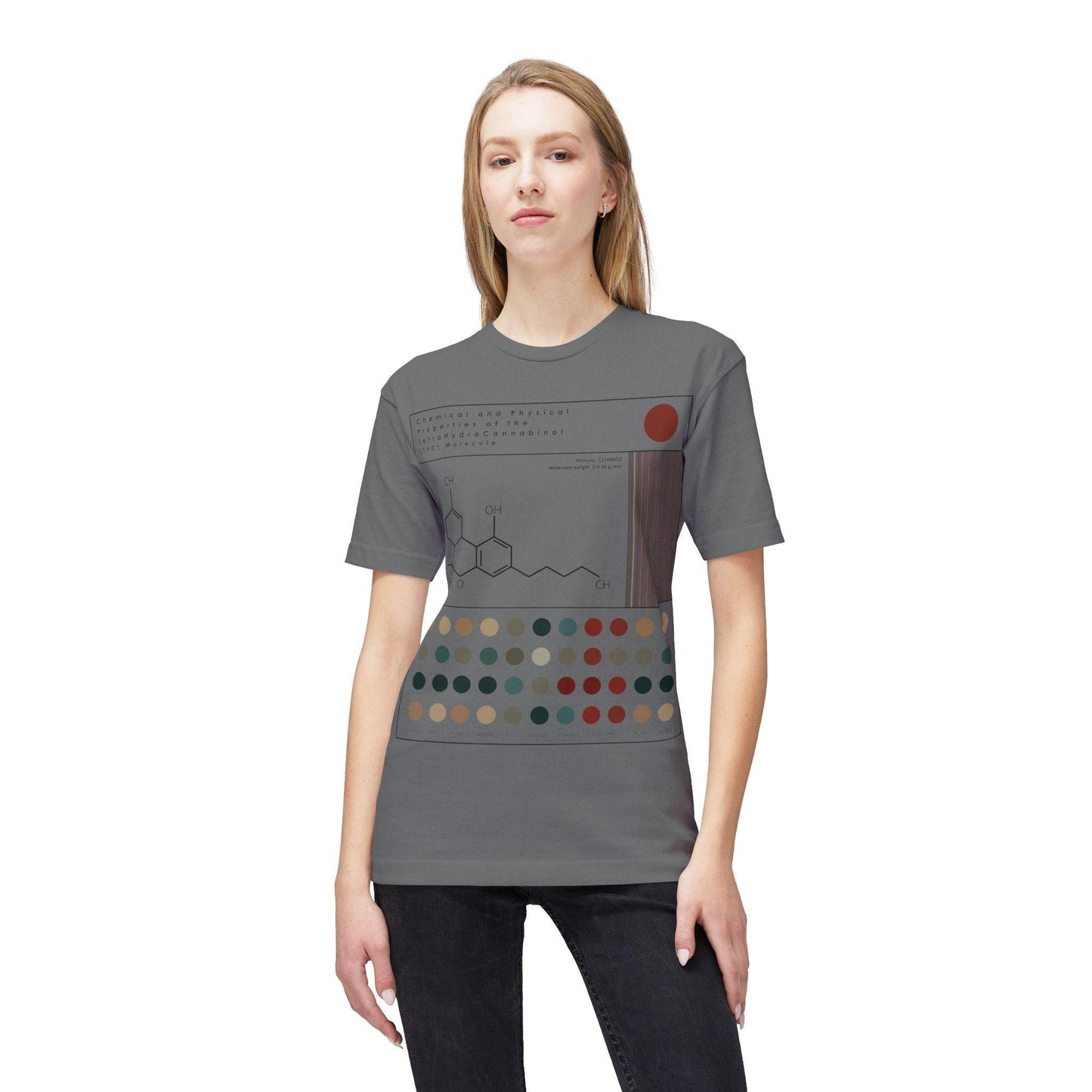 Modern Cannabis Science T-Shirt | CBD & THC Molecule Graphic Tee | Weed Chemistry Shirt