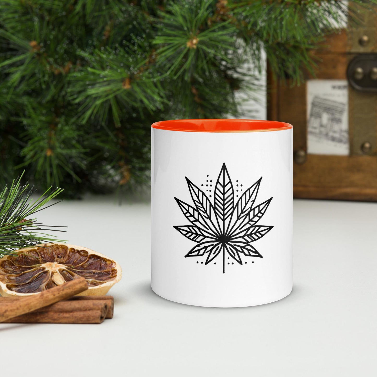 Modern Marijuana Leaf Mug – Multiple Colors Available