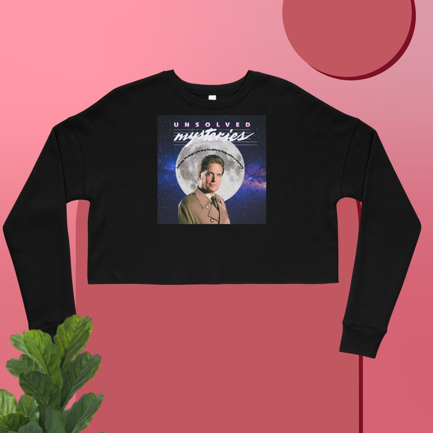 Vintage Unsolved Mysteries Cropped Sweatshirt | Retro 80s TV Show Cropped Sweater | Classic Unsolved Mysteries Fan Sweatshirt