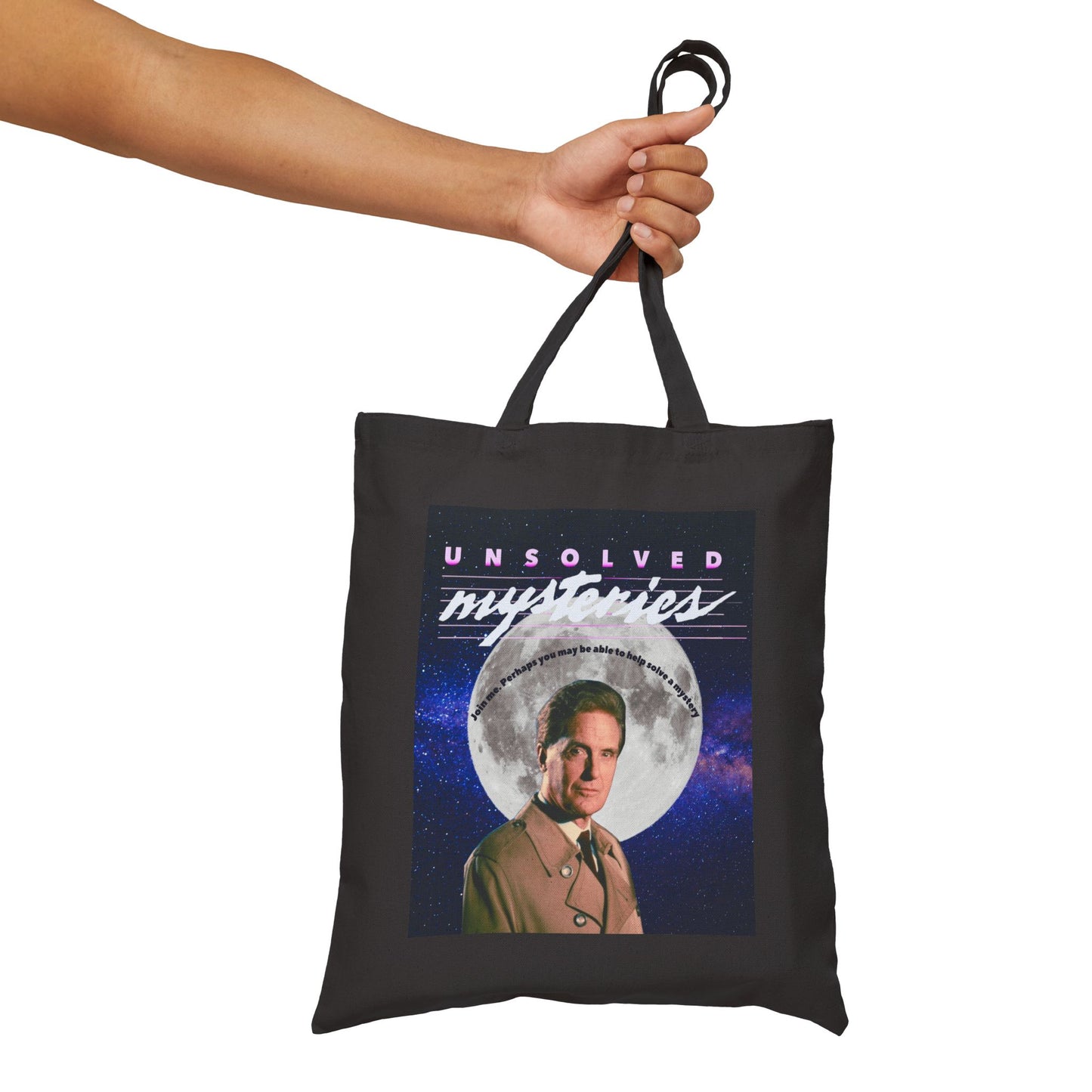 Retro Unsolved Mysteries Tote Bag, Eco-Friendly Bag, Unique Gift for Fans, Shopping Bag for Collectors, Mystery Lover's Tote