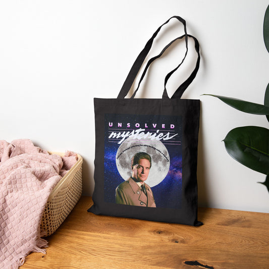 Retro Unsolved Mysteries Tote Bag, Eco-Friendly Bag, Unique Gift for Fans, Shopping Bag for Collectors, Mystery Lover's Tote