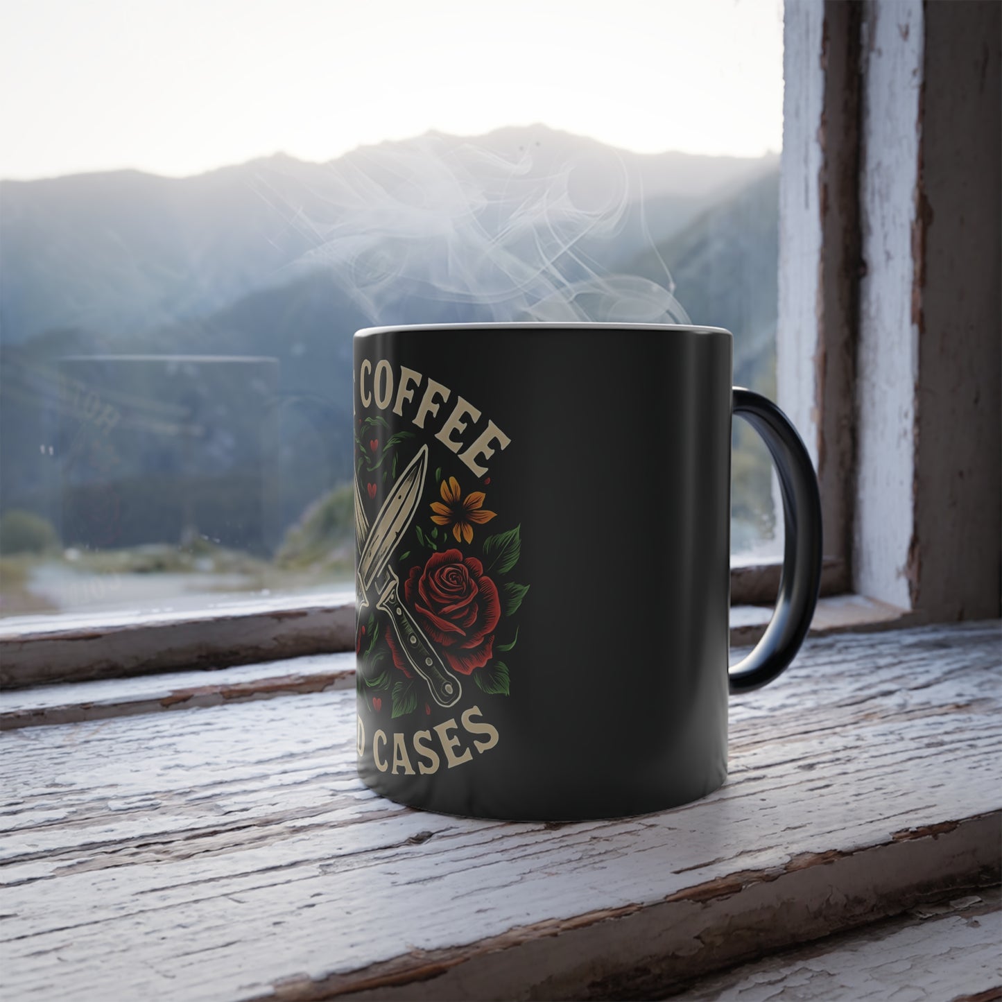 True Crime Color Morphing Mug - Hot Coffee Cold Cases