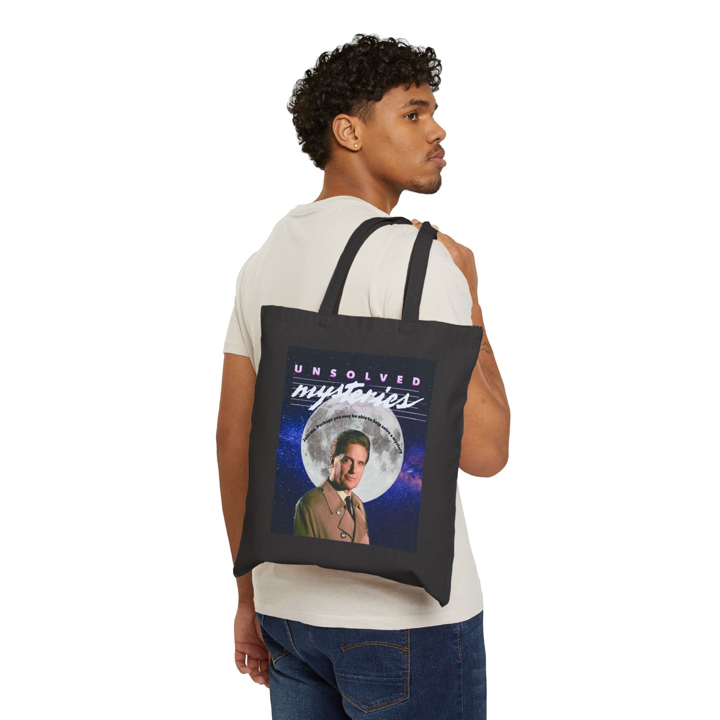 Retro Unsolved Mysteries Tote Bag, Eco-Friendly Bag, Unique Gift for Fans, Shopping Bag for Collectors, Mystery Lover's Tote