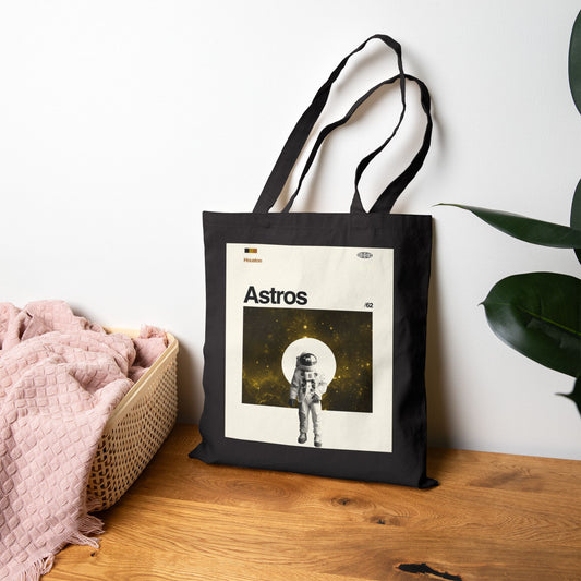 Houston Astros Tote Bag l Retro Astronaut Design | Space Baseball Fan Gift | NASA x Astros Style