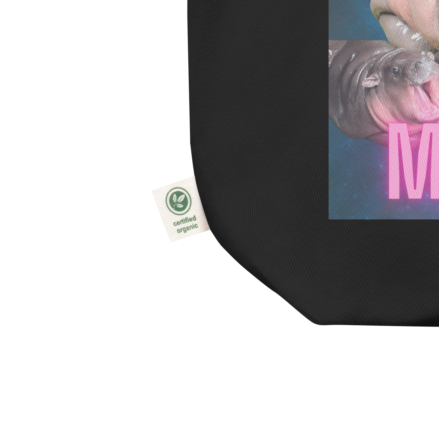 Moo Deng Pygmy Hippo Tote Bag | Moo Deng Hippo Design