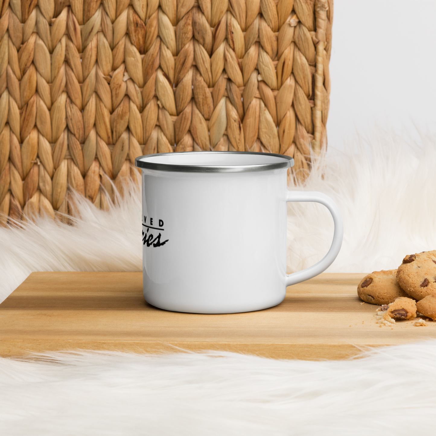 Unsolved Mysteries Enamel Mug – Retro True Crime Camping Cup