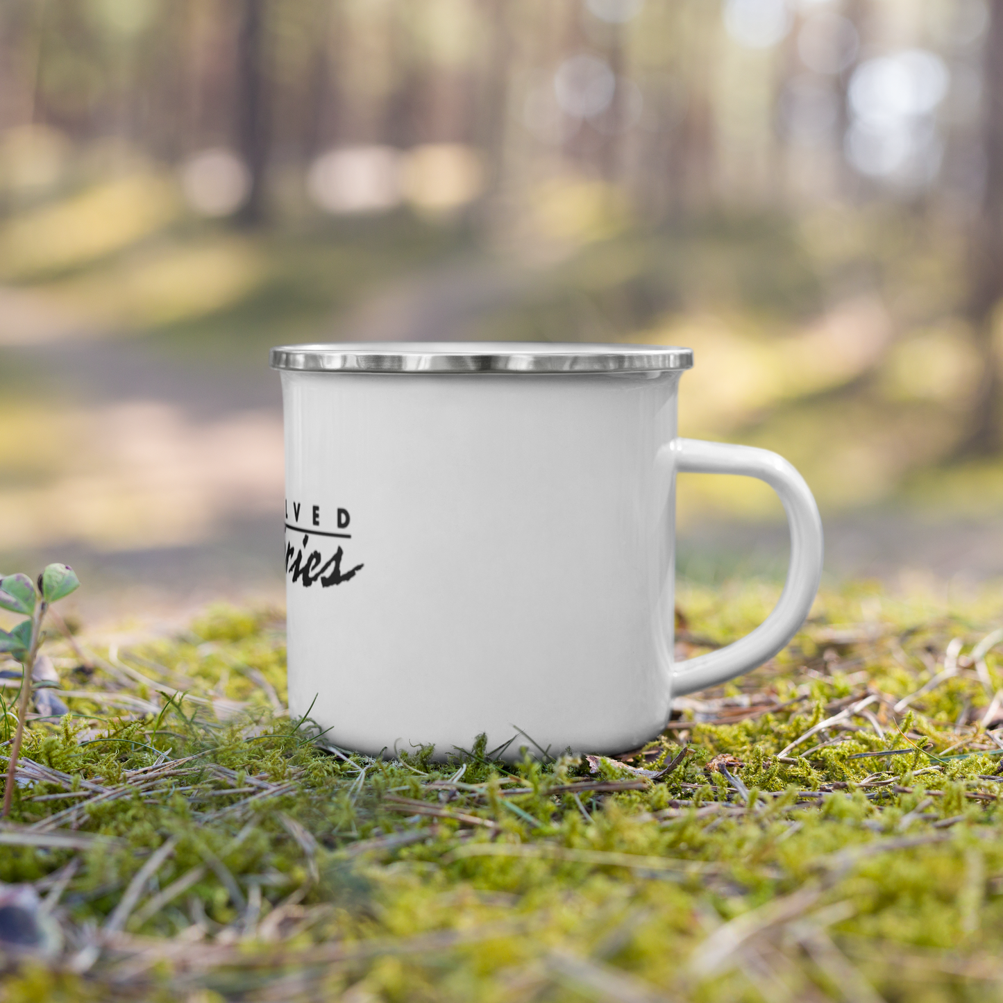 Unsolved Mysteries Enamel Mug – Retro True Crime Camping Cup