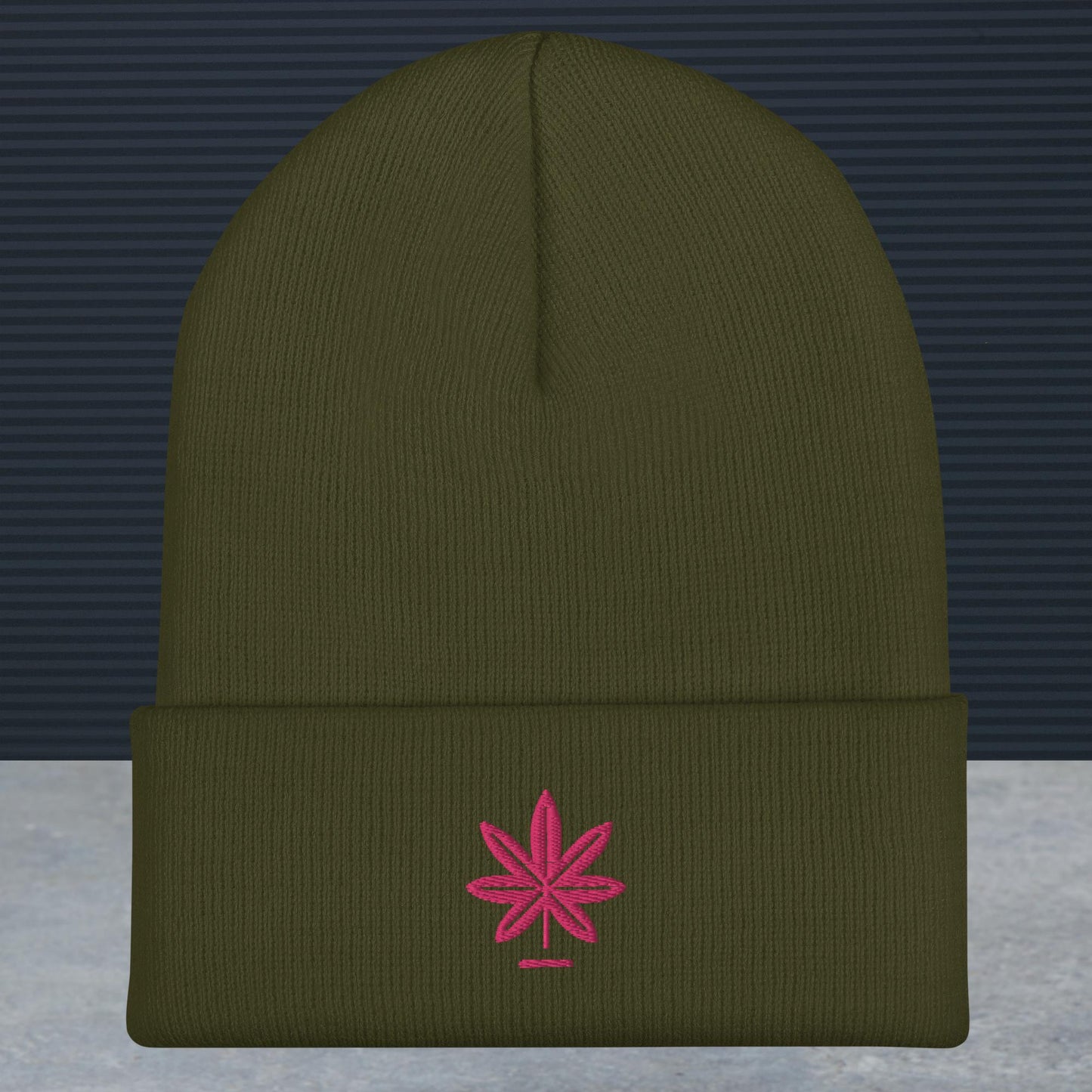 Women’s Weed Hat – THC Embroidered Unisex Beanie – 100% Acrylic, Hypoallergenic, Hand Washable – Stoner Gift