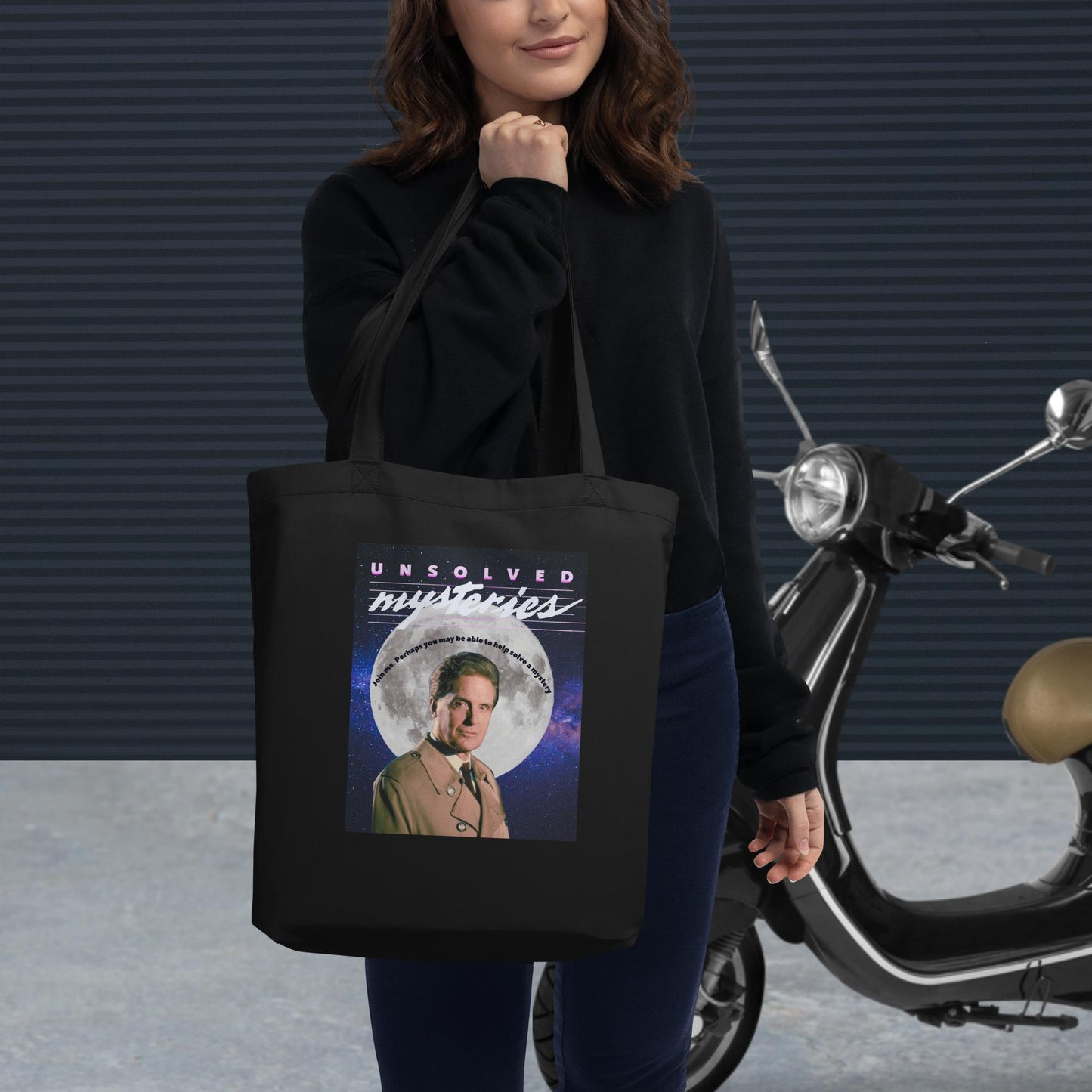 Unsolved Mysteries Tote Bag - Vintage Style, Organic Cotton, Perfect for Fans!