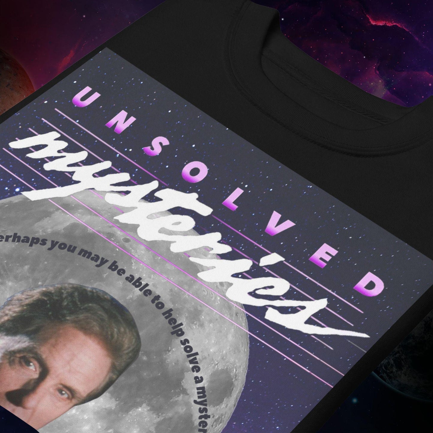 Vintage Unsolved Mysteries Sweatshirt - Retro Long Sleeve Tee W Robert Stack