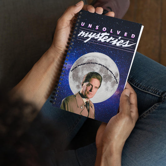 Unsolved Mysteries with Robert Stack Vintage-Inspired Spiral Notebook