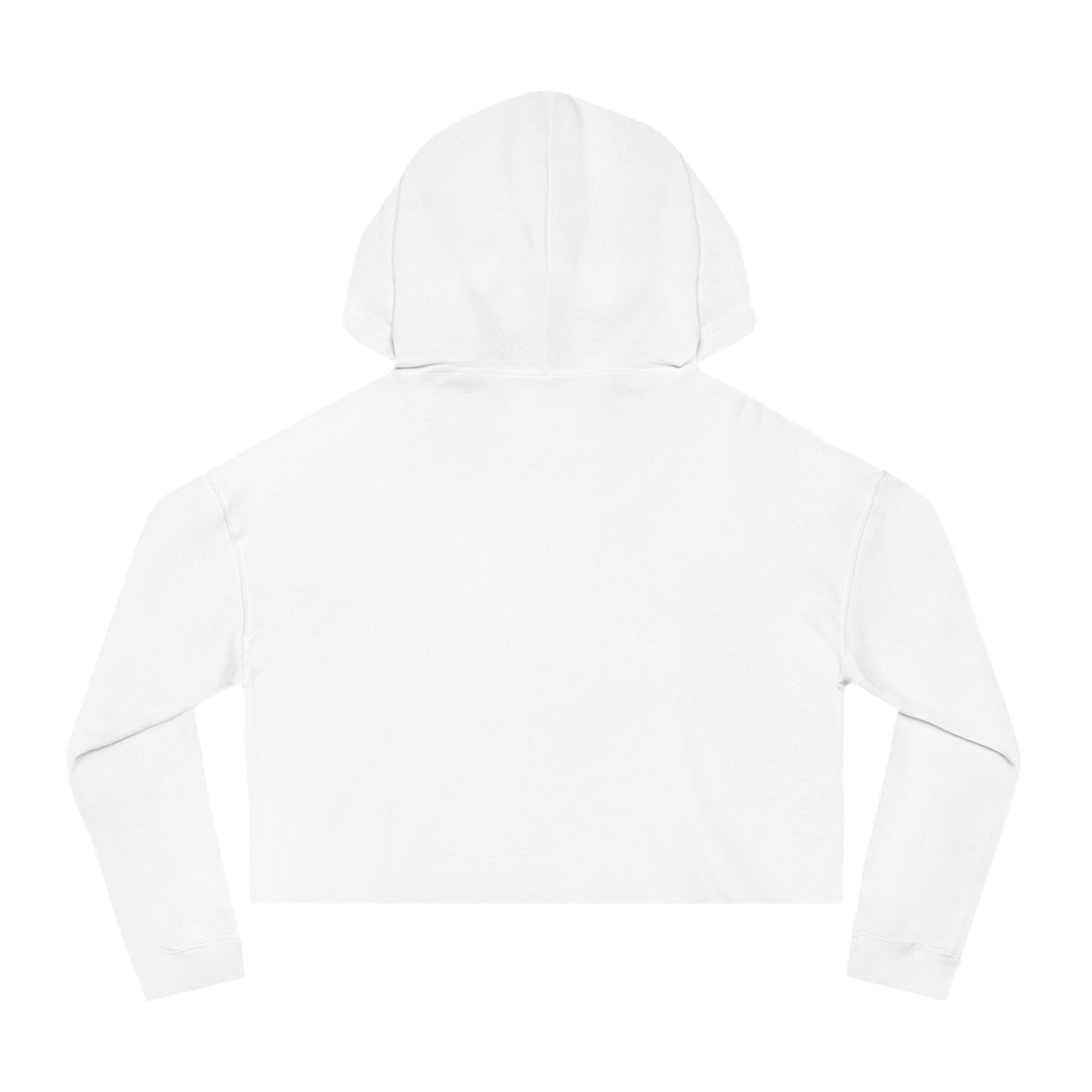 Festive Cannabis Cropped Hoodie Holiday Sweatshirt Cozy Gift for Women Christmas Apparel
