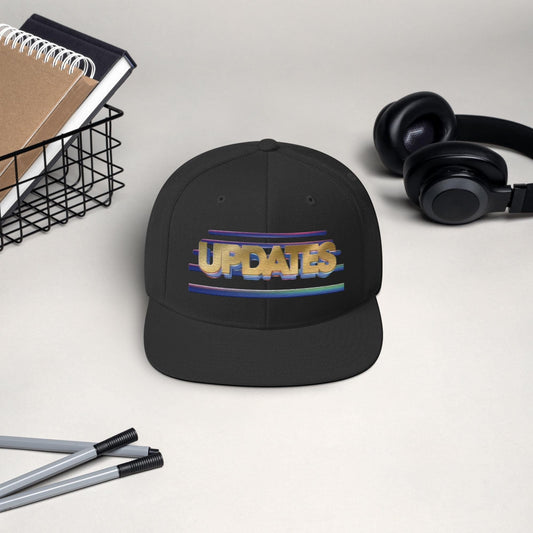 Vintage "UPDATE"; Unsolved Mysteries Snapback Hat l Embroidered l 80s 90s TV