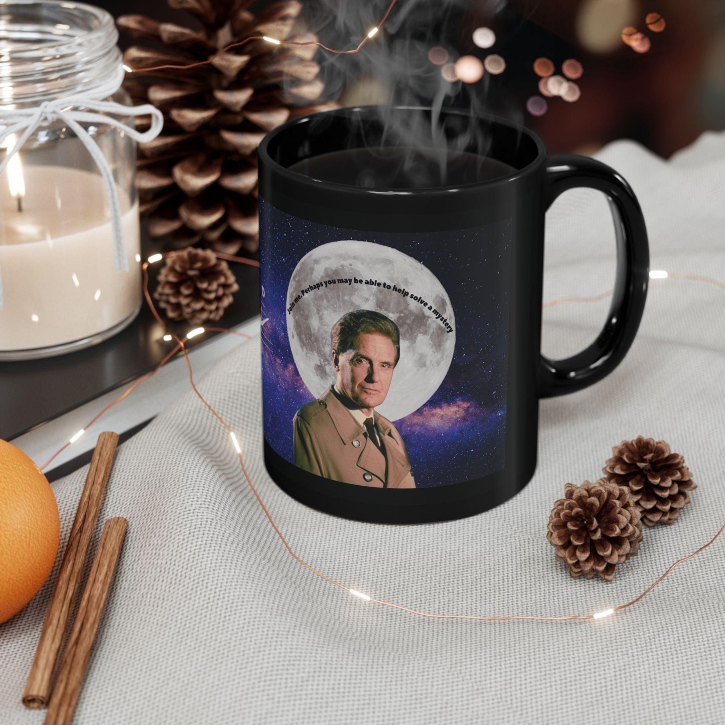 Unsolved Mysteries Mug | Retro 80s TV  Show Coffee Cup | Robert Stack Mug | 11oz  & 15oz Sizes