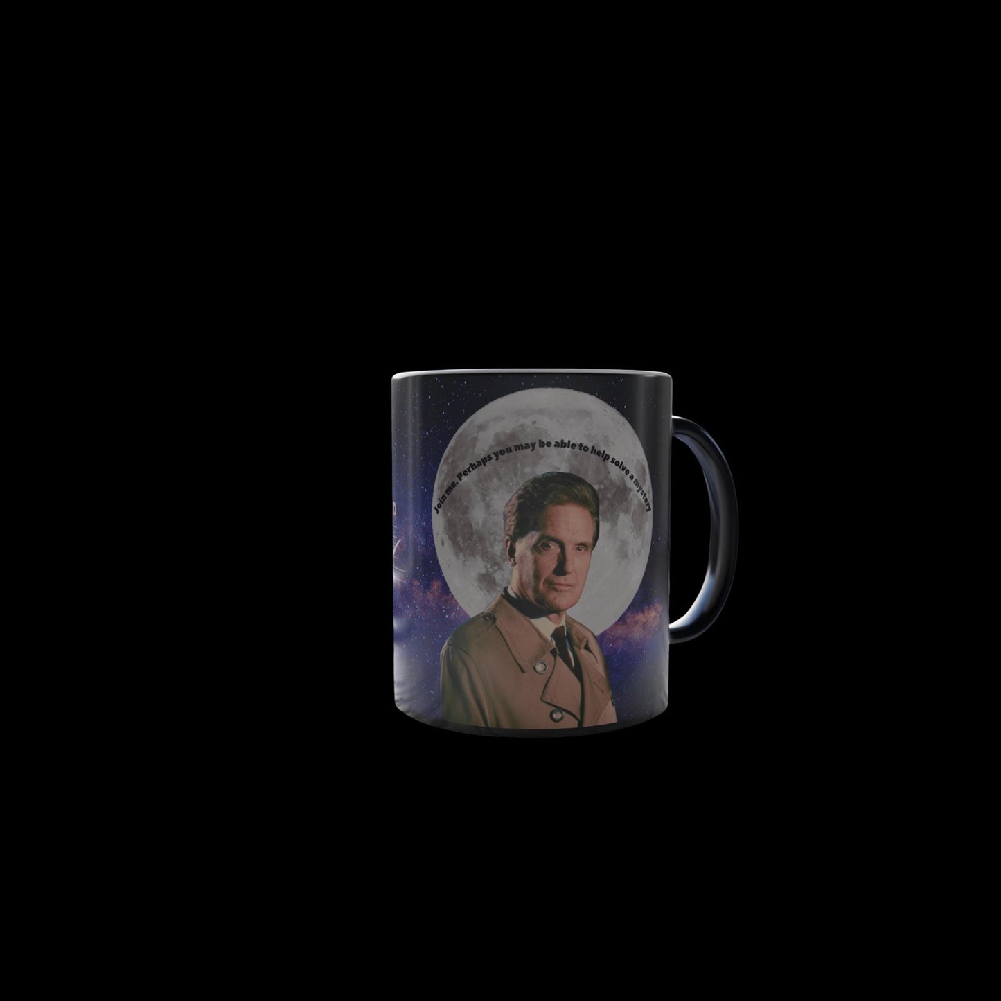 Unsolved Mysteries Color-Changing Mug | Retro 80s TV Show Heat-Sensitive Coffee Cup | Robert Stack Mug